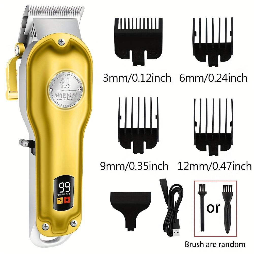 Professional Electric Clipper For Pets, Hair Clipper, Dog Shaver, Electric Clipper Hair Clipper Set, Cat Hair Clipper, Cat Pet Electric Clipper, USB Rechargeable, Cordless Household Animal Hair Remover