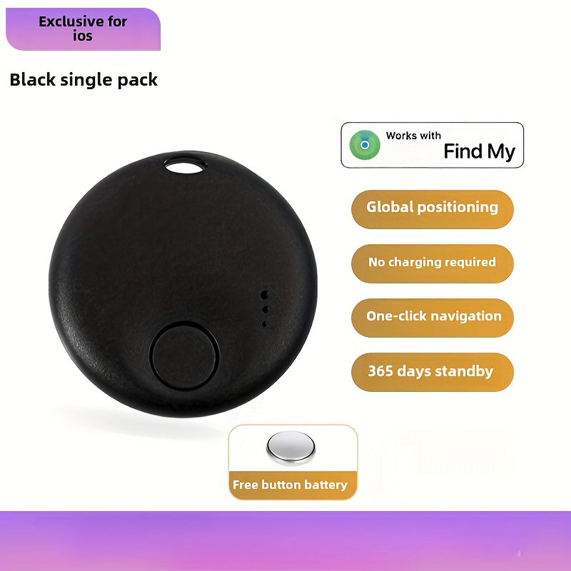 Work with Find My APP Key Finder Locator Anti-Loss Device for Pets & Chidrens Smart Wireless Luggage Tracker GPS Locator for Car /Wallet /Bag