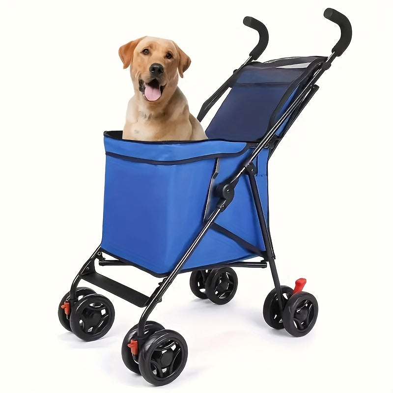 Colorful Choices, Versatile Foldable Shopping Cart with Wheels - Heavy-Duty, Portable Utility Vehicle for Pets, Picnics, Camping & More - Holds Up to 27.22KG, Available in Multiple Colors