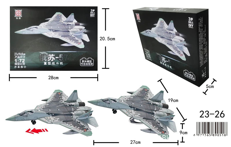 Série de blocs de construction militaires créatifs : avion de chasse polyvalent F22, char de combat principal, maquette d'hélicoptère M1A2, jouets pour garçon, cadeau de Noël