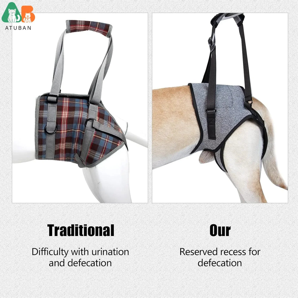 Dog Sling for Dogs Hind Leg Support to Help Rehabilitate The Hind Limbs of Elderly Dogs Weak Hind Legs Disabilities and Injuries