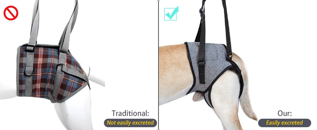 Dog Sling for Dogs Hind Leg Support to Help Rehabilitate The Hind Limbs of Elderly Dogs Weak Hind Legs Disabilities and Injuries