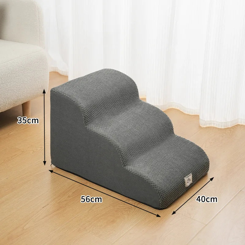 2/3 Pet Step Stair Dog Cat Ramp Ladder Protect Dogs Sofa Removable Washable Training Pet Secure Ramp Stairs Pets Supplies Gifts