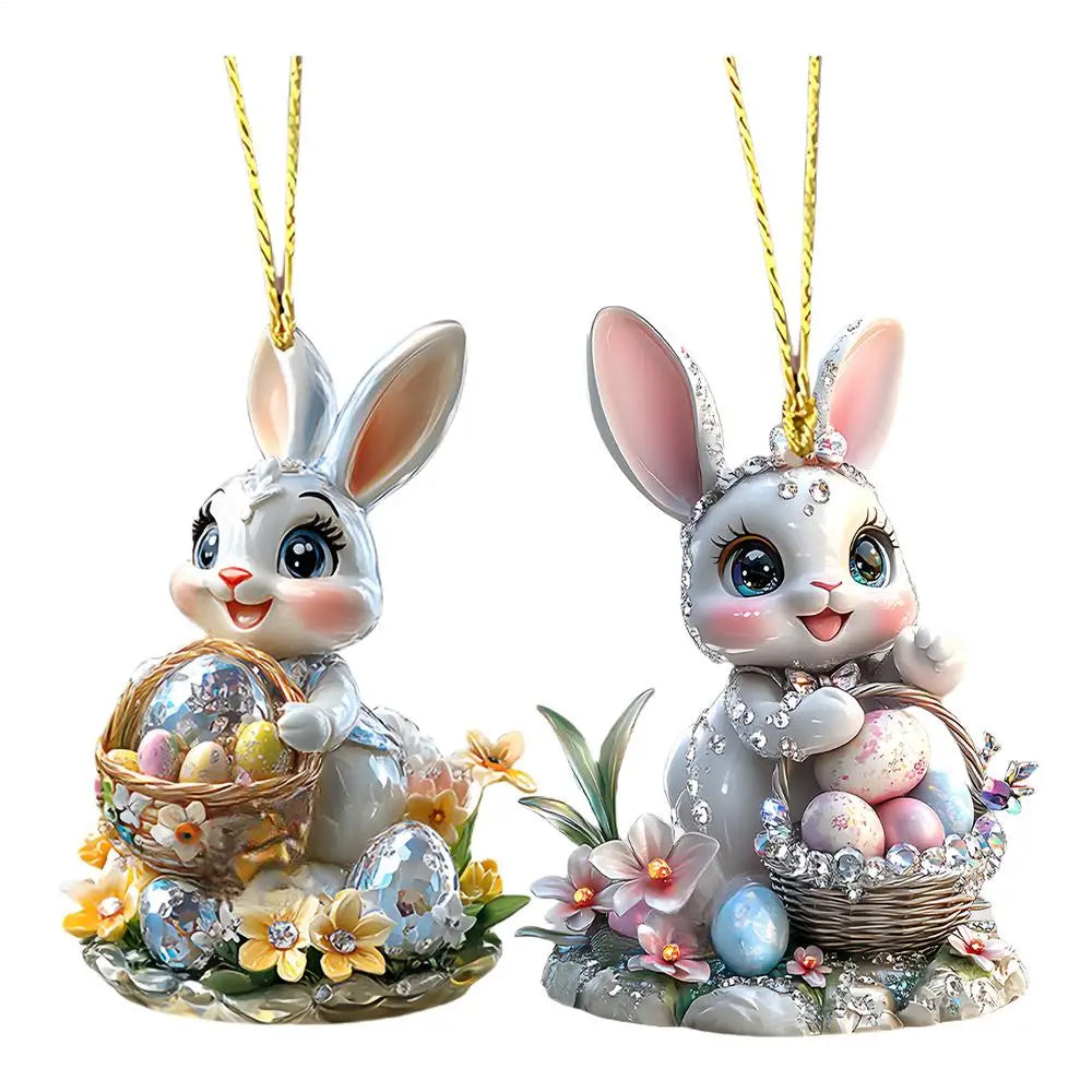 Décorations de Noël : tasses à café, décorations à suspendre pour sapin, Noël 2025, Nouvel An, Pâques, lapin de Pâques