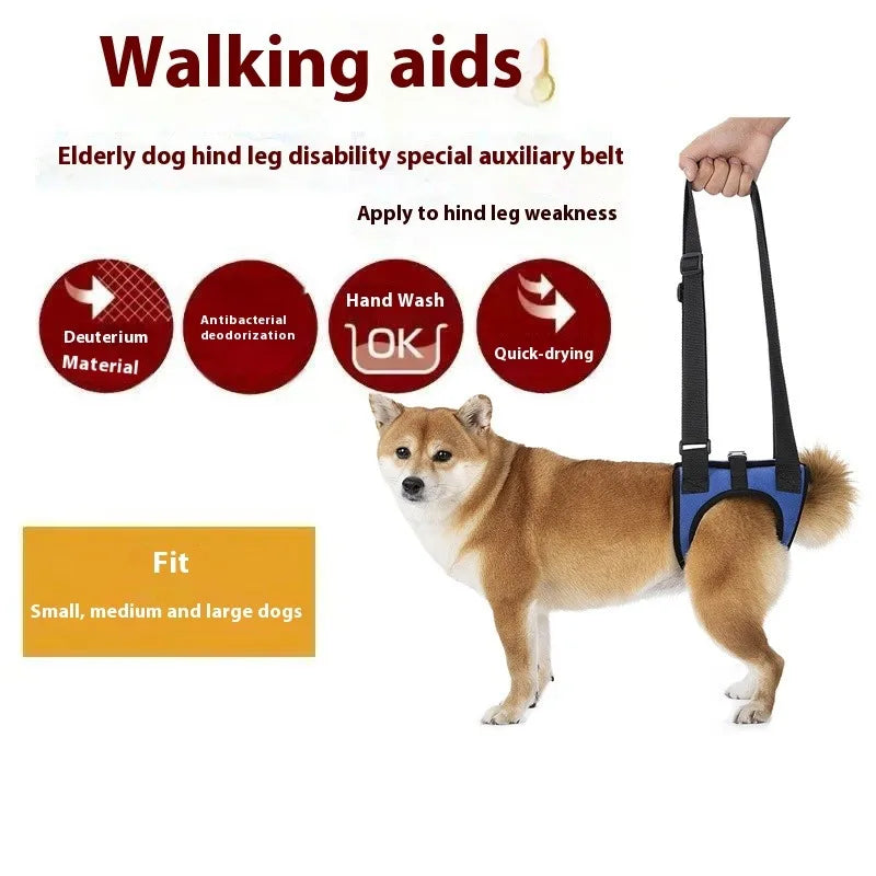 Senior Dog Rear Leg Support Harness for Weakness & Disability Adjustable Pet Mobility Aid Hind Leg Rehabilitation