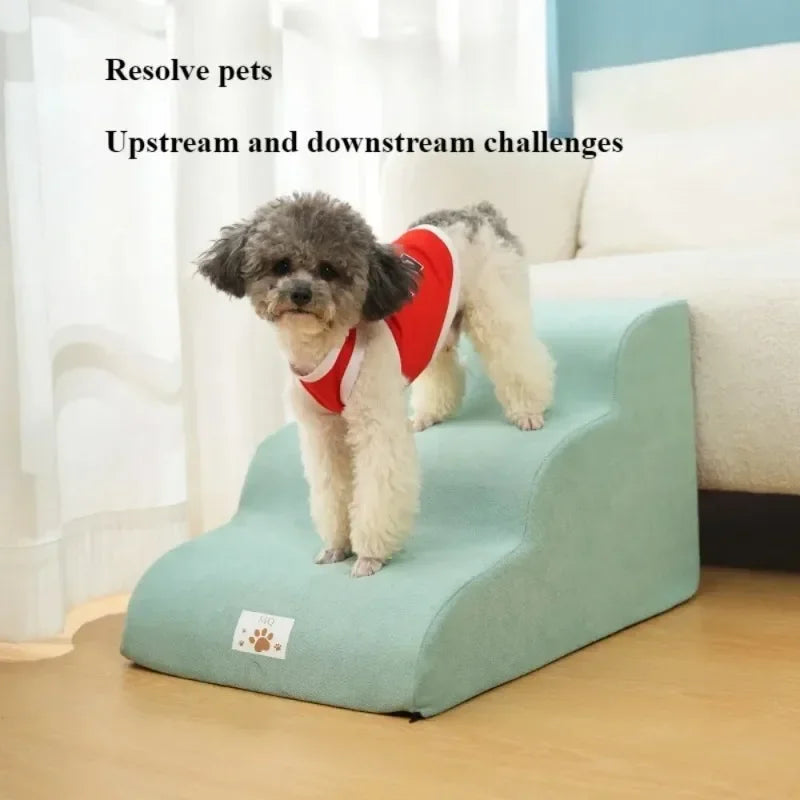 2/3 Pet Step Stair Dog Cat Ramp Ladder Protect Dogs Sofa Removable Washable Training Pet Secure Ramp Stairs Pets Supplies Gifts