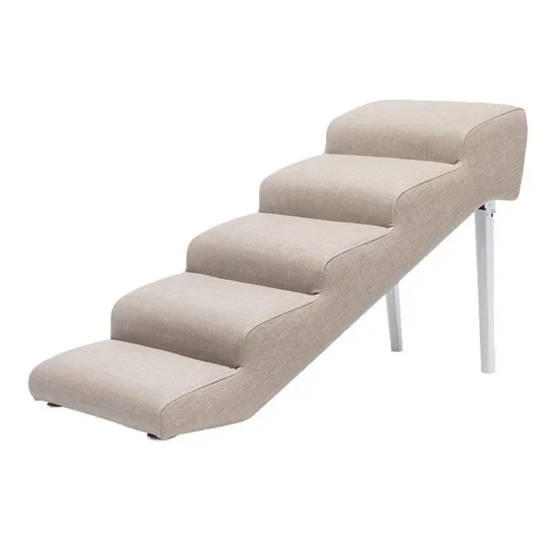 Non-Slip Pet Stairs for Senior Dogs High-Elasticity Climbing Ramp with Foldable Safe Durable Sofa Steps Portable Dog Ladder