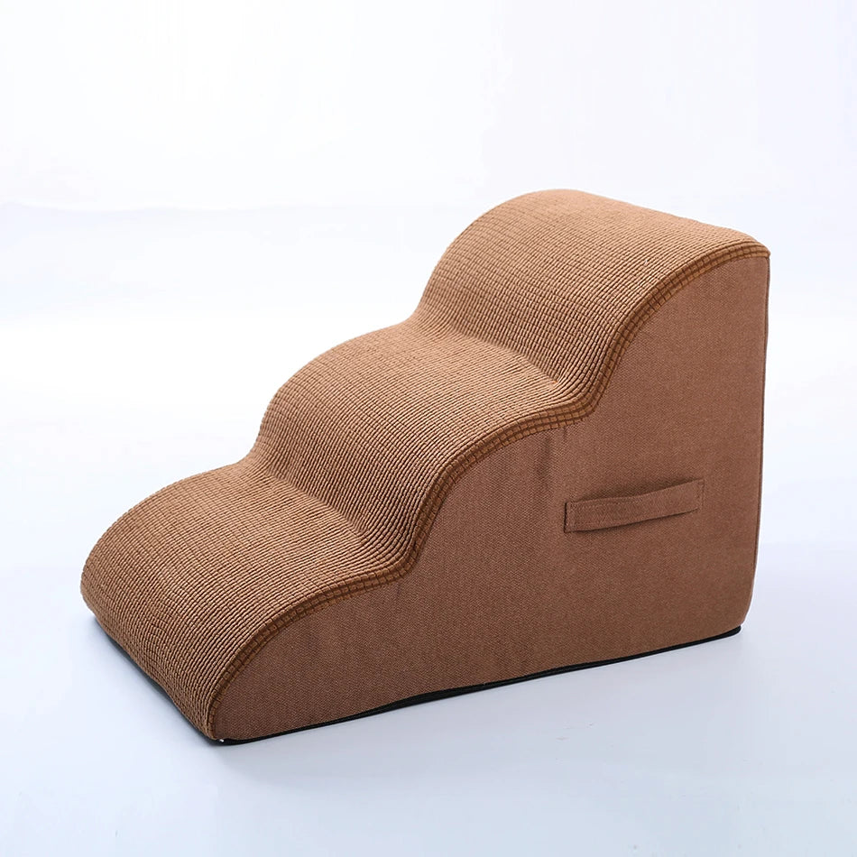 Cat Dog Ladder Pet Dog Ramp 3 Steps Stairs Puppy Stairs Pet Supplies Climbing Ramp Steps for Older Dogs and Pets With Joint Pain