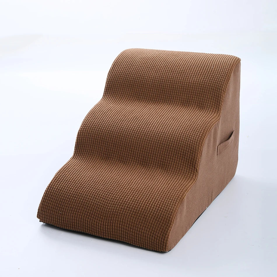 Cat Dog Ladder Pet Dog Ramp 3 Steps Stairs Puppy Stairs Pet Supplies Climbing Ramp Steps for Older Dogs and Pets With Joint Pain