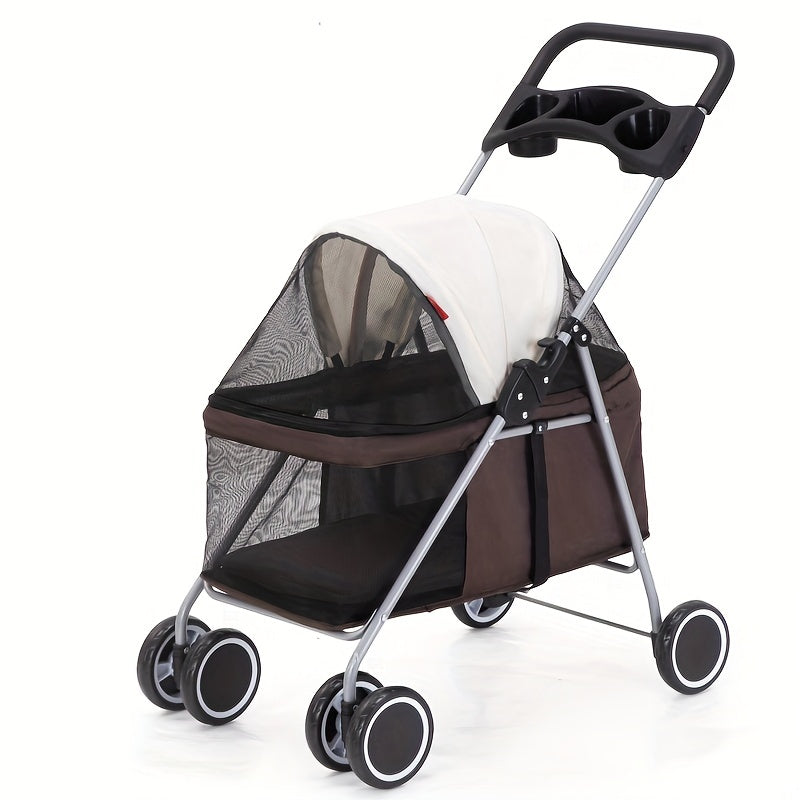 Pet Trolley Foldable Trolley Pets Stroller Puppy Stroller Cat Stroller Dog Stroller Dog Trolley