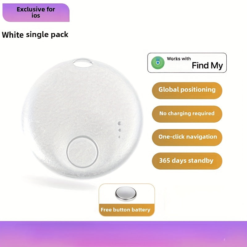 Work with Find My APP Key Finder Locator Anti-Loss Device for Pets & Chidrens Smart Wireless Luggage Tracker GPS Locator for Car /Wallet /Bag