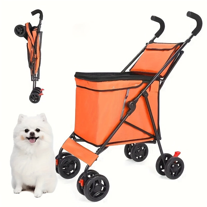 Colorful Choices, Versatile Foldable Shopping Cart with Wheels - Heavy-Duty, Portable Utility Vehicle for Pets, Picnics, Camping & More - Holds Up to 27.22KG, Available in Multiple Colors