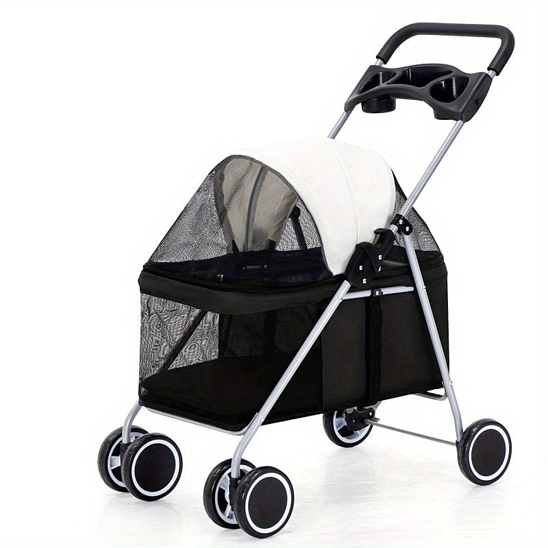 Pet Trolley Foldable Trolley Pets Stroller Puppy Stroller Cat Stroller Dog Stroller Dog Trolley